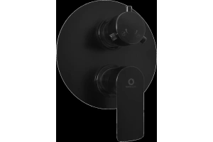 Смеситель для ванны с душем Rav Slezak Vltava черный матовый