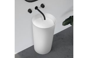 Раковина отдельностоящая ABBER Stein AS2506-H белая матовая