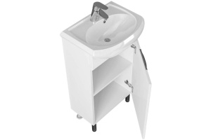 Тумба под раковину Санта Родос 45 белый - 2