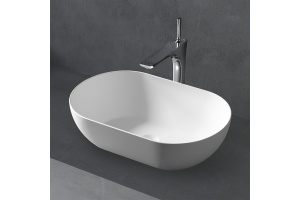 Раковина накладная ABBER Stein AS2611 белая матовая