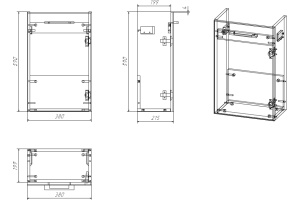 Тумба для комплекта Cersanit Lara 40 белая - 3