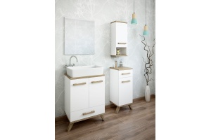 Шкаф Sanflor Ингрид 30 швейцарский вяз, белый - 2