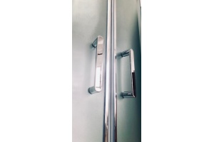 Душевая кабина Royal Bath 120х80 R профиль хром стекло рифленое - 3