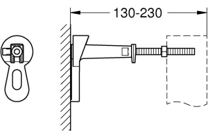 Комплект крепления для инсталляций GROHE Rapid SL (3855800M) - 3