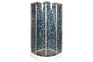 Душевая кабина Deto BМ1590 стандартная BLACK - 2