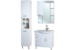 Тумба с раковиной Bellezza Коралл 85 L - 2