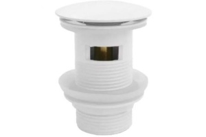 Донный клапан для раковины Ceramalux белый (RD001GW)