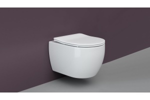 Комплект Унитаз подвесной Ceramica Nova Play + Инсталляция Grohe Rapid SL 38775001 4 в 1  - 2