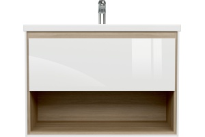 Тумба с раковиной Cersanit Louna 80