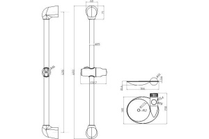 Душевой гарнитур Lemark  (LM8065C) - 2