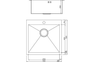Металлическая мойка Seaman SMV-510 (SMV-Z-510.A) - 3