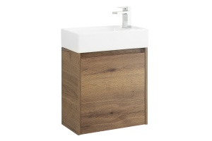 Тумба под раковину Belbagno Kraft Mini 50 L темное дерево