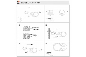 Накладной светильник ST-Luce Alceno SL9504.411.01 - 3