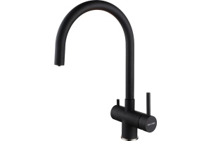 Смеситель для кухни Paulmark Heller черный матовый