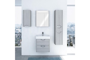 Шкаф-пенал AQUATON Сильва R дуб фьорд, с бельевой корзиной - 2