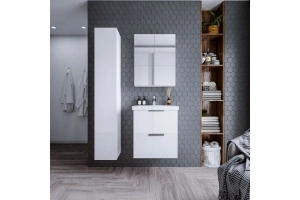 Тумба под раковину Бриклаер Хелена 60 белый (4627125416354) - 3