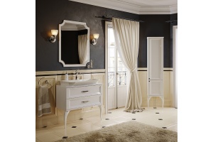 Шкаф-пенал Aqwella 5 stars LaDonna белый - 2