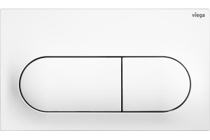 773762 Prevista Панель смыва для унитазов Visign for Life 6, пластик, альпийский белый, модель 8602.1 - 2