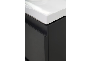 BIANCHI База под раковину подвесная с двумя выкатными ящиками, Серый матовый AM-Bianchi-750-2C-SO-GM - 2