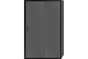 Душевой уголок Vincea Garda VSR-1G9012CGB 120x90 см, профиль чёрный, стекло тонированное - 3