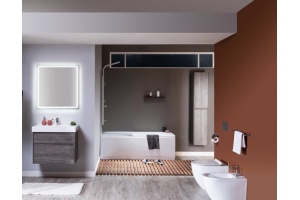 Шкаф-пенал Aquanet Nova Lite 35 дуб рошелье - 2