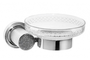 Мыльница настенная Boheme Royal Cristal хром