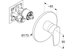  Kludi Pure&solid (346550575) - 2