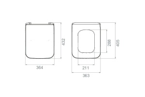 Сиденье для унитаза Boheme Zen черное матовое с микролифтом - 2