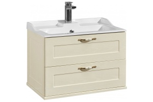 Тумба под раковину подвесная Aquaton Леон 65 бежевый - 2