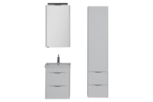 Шкаф-пенал Aquanet Орлеан 40 белый - 2