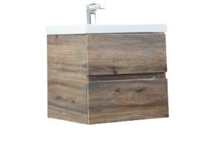 TECHNO База под раковину подвесная с двумя выкатными ящиками, Дуб бомонд ЛофтAM-Techno-700-2C-SO-LW646 - 3
