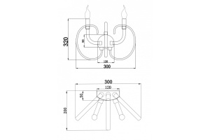 Бра Maytoni Atlanta MOD051WL-02TR - 2
