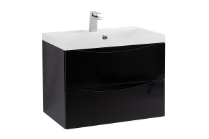 Тумба с раковиной Belbagno Marino 70 черный - 2