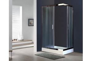 Душевой уголок Royal Bath HP 120х80 L профиль хром стекло матовое - 2