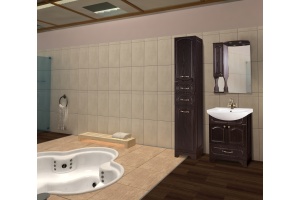 Зеркало-шкаф Bellezza Камелия 65 L венге - 3