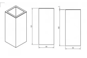 Стакан для зубных щеток Cezares Prizma хром (PRIZMA-TUMP-01) - 2