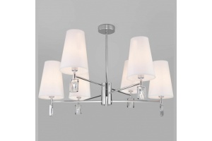 Люстра на штанге Eurosvet Milazzo 60137/6 хром