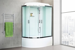 Душевая кабина Royal Bath 120х80 правая хром стекло матовое - 3