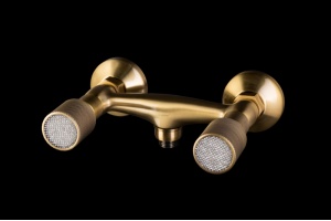 Смеситель для душа Boheme Royal Cristal бронза - 2