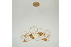 Подвесная люстра Eurosvet Uma 90369/12 медь