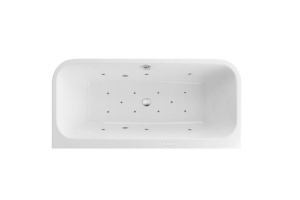 Ванна акриловая Excellent Arana Relax 180х85 с гидромассажем белый - хром