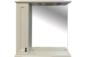 Зеркало Misty Лувр 85 L слоновая кость