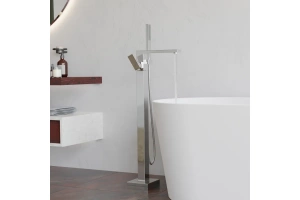 Смеситель напольный для ванны RGW Shower Panels хром - 2