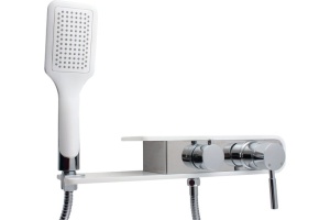 Смеситель для душа Rav Slezak Murray белый, хром (MU080.5/1)