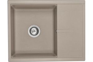 Мойка кухонная AQUATON Делия 65 серый шелк