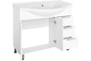 Тумба под раковину Style Line Жасмин 96 см (ЛС-00000585) - 2