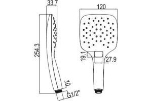 Душевая лейка Ravak  (X07P348) - 3