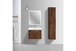 Тумба под раковину Vincea Mia Slim 70 темное дерево - 2