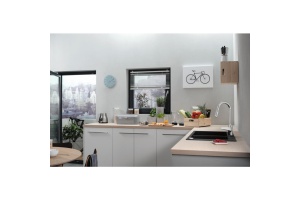 Кухонный смеситель однорычажный, 220, с вытяжным душем, 2jet Hansgrohe 71800800 - 2