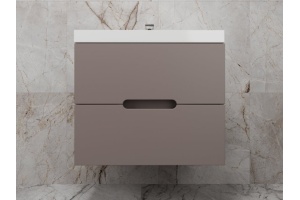 Тумба под раковину Style Line Матис 70 подвесная коричневый